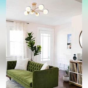 CLAXY Mid Century Gold Ceiling Light